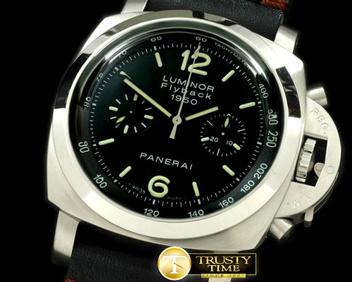 파네라이 Pam 212J 1950 Flyback Chrono SS/LE Blk A7750 -PN212JLE