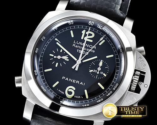 파네라이 PN213 K 1950 Flyback SS/LE Black VSF Asia Rattrapante -PN213KNY
