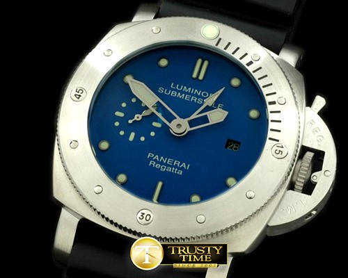 파네라이 Pam 371 M Submersible Blue SS/RU SG25J Auto -PN371MRU