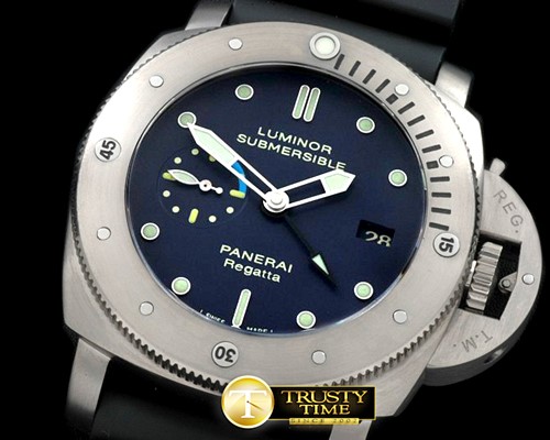 파네라이 Pam 371 Regatta GMT TI/LE Blk 7750/P9001 -PN371NLE