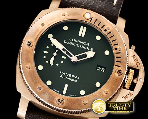 파네라이 PAM382N Bronzo Submersible BR/LE Green VSF V2 Mod9000 -PN382NLE7
