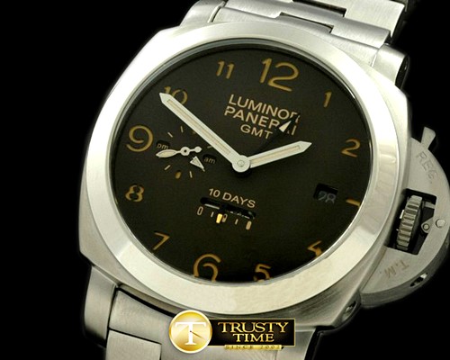 파네라이 Pam 402 1950 10 Days GMT SS/SS Brown Asian 23J -PN402SS