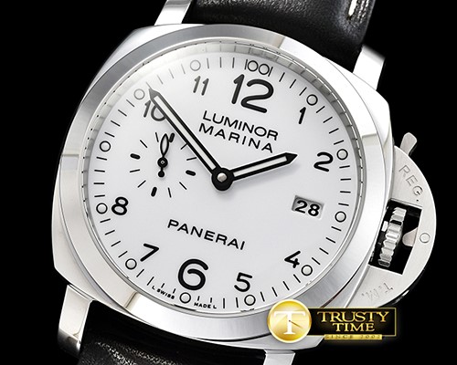 파네라이 PAM499Q 1950 3 Days Auto SS/LE White VSF P9000 Mod -PN499QLE3