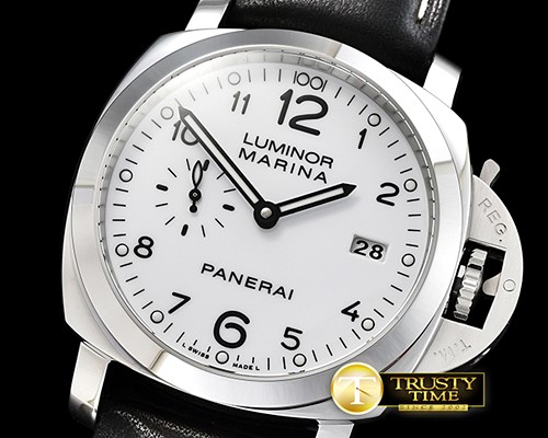 파네라이 PAM499Q 1950 3 Days Auto SS/LE White VSF P9000 Mod -PN499QLE4