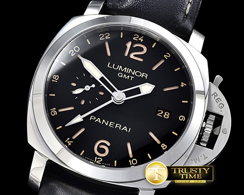 파네라이 PAM531 Luminor GMT SS/LE Black V6F P9003 Mod -PN531QLE