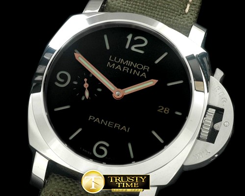 파네라이 Pam 618Q 1950 3 Days Auto SS/NY Blk A7750/P9000 -PN618QLE