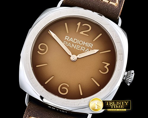 파네라이 Radiomir 3 Days Acc. Brevettato SS/LE Bwn SF P3000 Mod -PN687LE