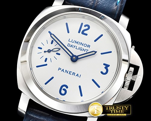 파네라이 PAM786B Luminor 8 Days SS/LE White XF A6497 Mod -PN786BLE1