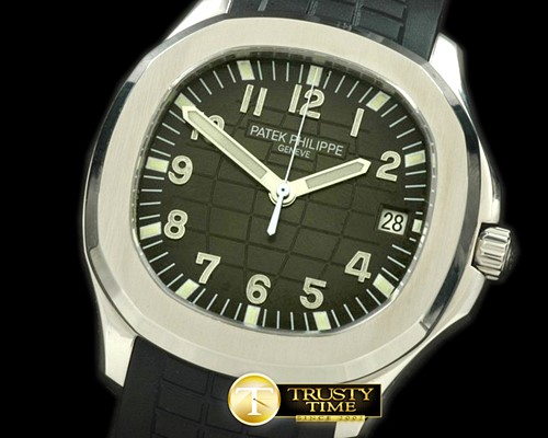 파텍필립 Aquanaut Jumbo V3 Auto SS/RU Black Swiss Eta 28242 -PP0111A
