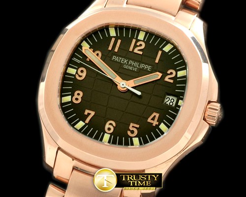 파텍필립 Aquanaut Jumbo V3 Auto RG/RG Black Asian 4813 28800 -PP0114