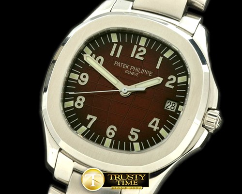 파텍필립 Aquanaut Jumbo V3 Auto SS/SS Brown Swiss Eta 28242 -PP0118
