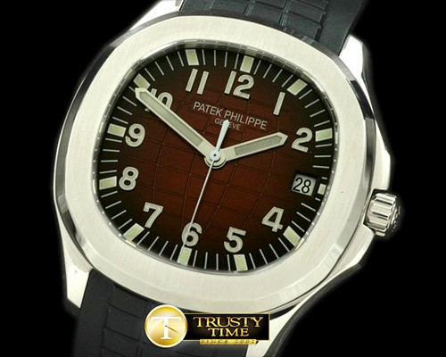 파텍필립 Aquanaut Jumbo V3 Auto SS/RU Brown Asian 4813 28800 -PP0119