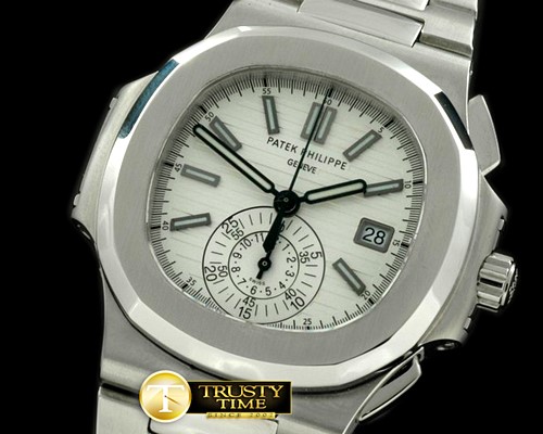 파텍필립 Nautilis Chrono SS/Ss White A7750 -PP0135A