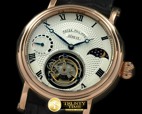 파텍필립 Jubilee Tourbillon MoonPhase/Reserve RG/LE White Tourbi -PP0142
