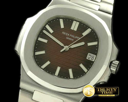 파텍필립 Nautilis Jumbo SS/SS Brown Miyota 9015 -PP0146F