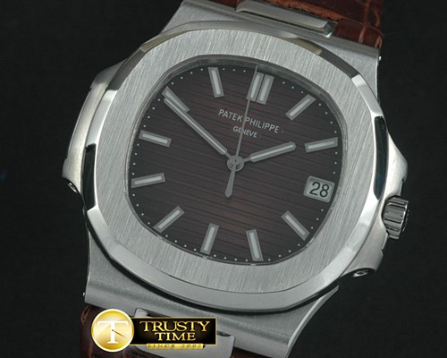 파텍필립 Nautilis Jumbo SS/LE Brown Miyota 9015 -PP0148B