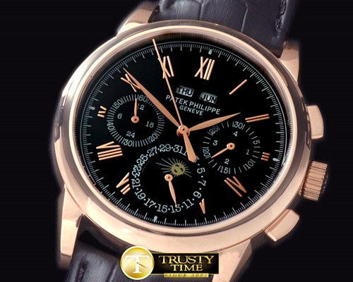 파텍필립 Perpetual Calendar RG/LE Black Asia 2813 -PP0169