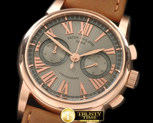 파텍필립 5170 Chrono RG/LE Grey Jap OS20 Quartz -PP0171C