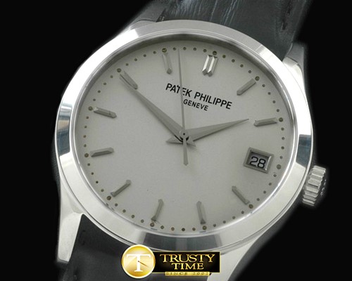 파텍필립 5107 Calatrava SS/LE White Jap Miyota 9015 -PP0175B