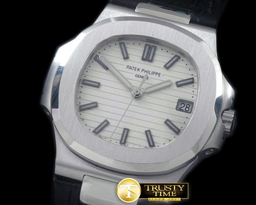 파텍필립 Nautilis Jumbo SS/LE White BP Miyota 9015 -PP0187