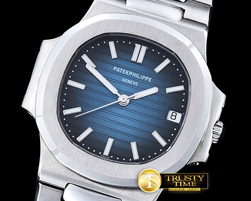 파텍필립 Nautilus Ref.3800 Midsize SS/LE Blue BP Asia 2824 -PP0243A