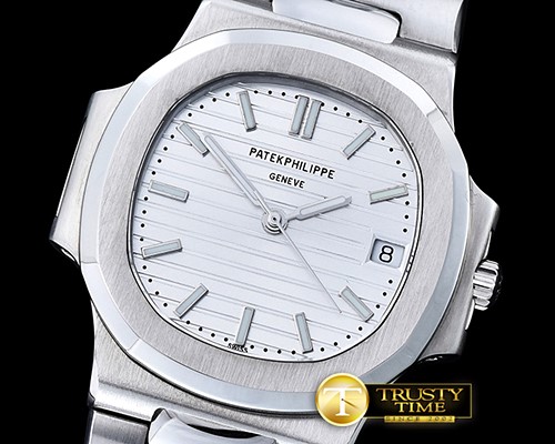 파텍필립 Nautilus Ref.3800 Midsize SS/LE White BP Asia 2824 -PP0243B