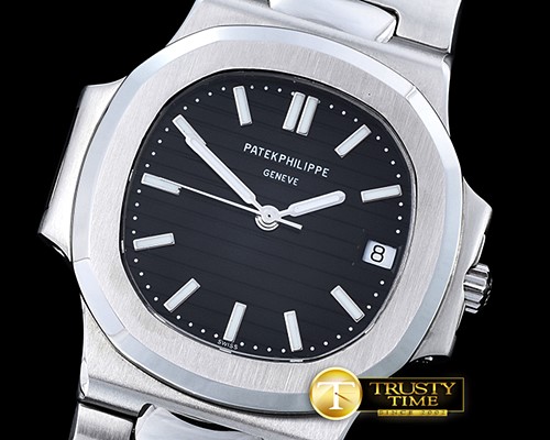 파텍필립 Nautilus Ref.3800 Midsize SS/LE Black BP Asia 2824 -PP0243C