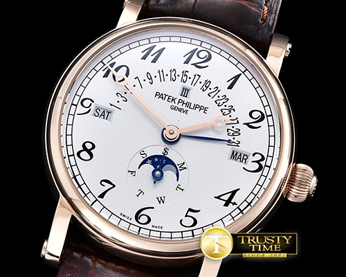 파텍필립 Grand Comp Pert. Cal. RetroG 5159 RG/LE White Asia 21J -PP0246B