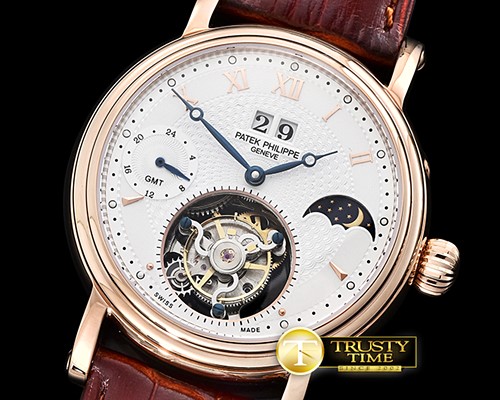 파텍필립 MoonPhase Day/Night RG/LE WhiteAsia HW Tourb -PP0248A