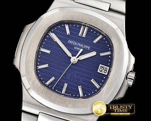 파텍필립 Nautilus 5711 40th Anniv Ed SS/SS Blue BP MY9015 Mod -PP0249