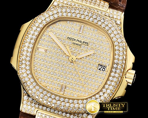 파텍필립 Nautilus Ref.5711 Diams YG/LE Diams/Baug MY9015 Mod -PP0250