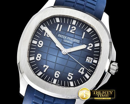 파텍필립 Aquanaut 5168G 42mm SS/RU Blue BP Miyota 9015 Mod -PP0253