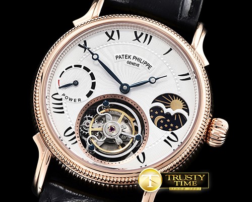 파텍필립 MoonPhase Day/Ngt PR RG/LE WhiteAsia HW Tourbillon -PP0255B