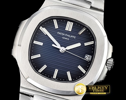파텍필립 Nautilus Mens 40mm SS/SS Blue Sticks PF Miyota 9015 Mod -PP0257