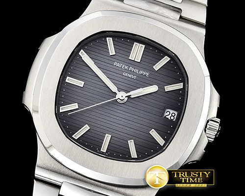 파텍필립 Nautilus Mens 40mm SS/SS Grey Sticks PF Miyota 9015 Mod -PP0259