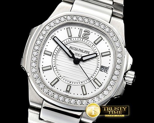 파텍필립 Nautilus 7010 Ladies Diams SS/SS WhiteSwiss Qtz -PP0264A