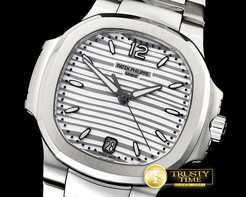 파텍필립 Nautilus 7018 Ladies 33mm SS/SS Opal Silver PF MY9015 -PP0266A