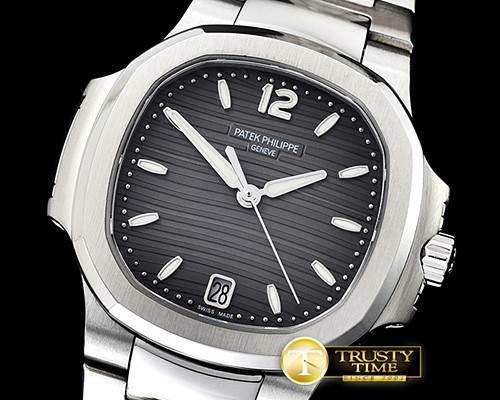 파텍필립 Nautilus 7018 Ladies 33mm SS/SS Grey PF MY9015 -PP0266B