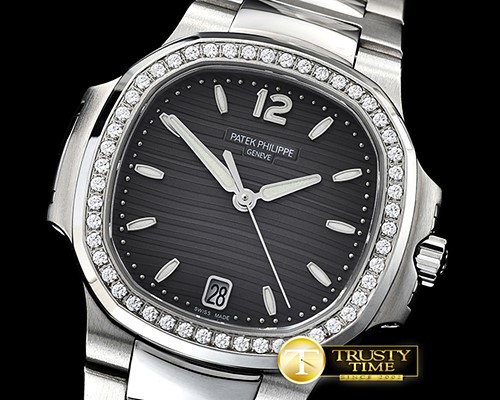 파텍필립 Patek Nautilus 33mm Diam SS/SS Grey PF Miyota 9015 -PP0271A