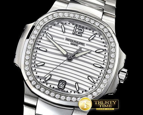 파텍필립 Patek Nautilus 33mm Diam SS/SS White PF Miyota 9015 -PP0271B