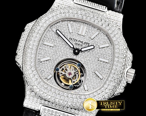 파텍필립 Nautilus Jumbo 5711 Tourbillon Diams SS/LE Tourbillon -PP0278A