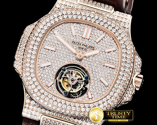 파텍필립 Nautilus Jumbo 5711 Tourbillon Diams RG/LE Tourbillon -PP0278B
