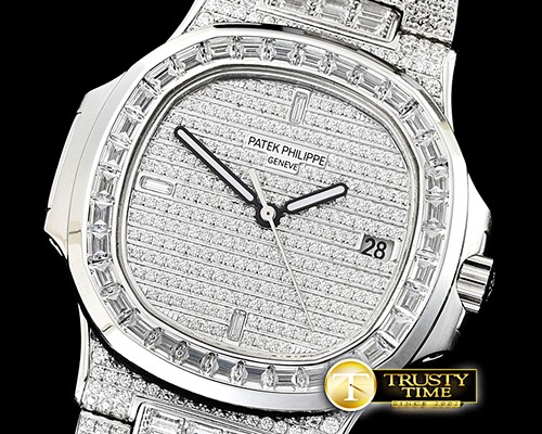 파텍필립 Nautilus 5711 40mm Diams SS/SS Diams Miyota 9015 Mod -PP0284B