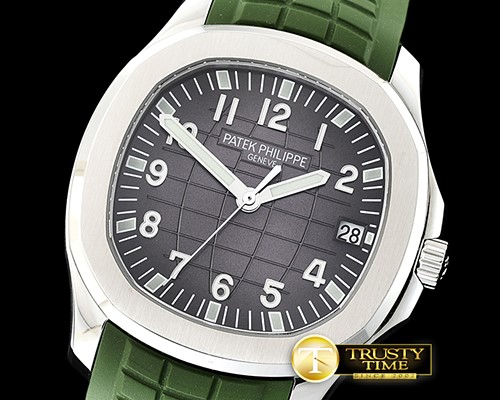 파텍필립 Aquanaut Ref.5167 SS/RU Grn Grey/Num PF Asia 2824 Mod -PP0285