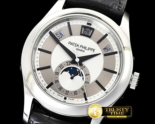 파텍필립 Annual Cal. Moonphase Ref.5205 SS/LE White KMF MY9015 -PP0286B