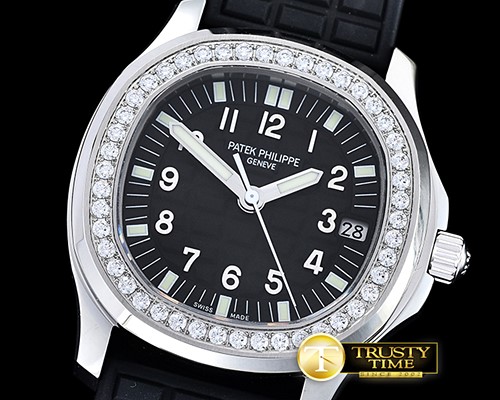 파텍필립 Aquanaut Midsize 5069A Diams SS/RU Black MY9015 Mod -PP0287C