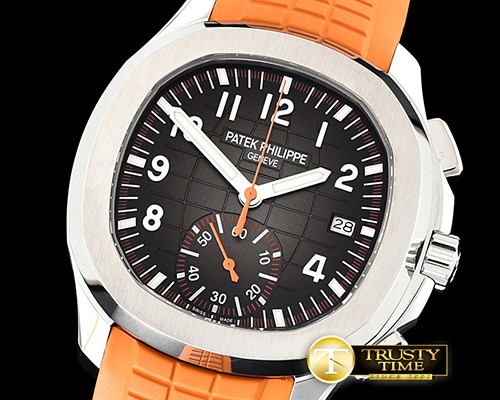 파텍필립 Aquanaut Chronograph 5968A SS/RU (Org) Grey YLF A7750 -PP0290B