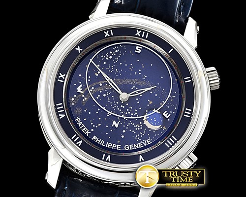 파텍필립 Celestial Sky Moon 5102PR SS/LE Blue MY9015 Mod -PP0296B