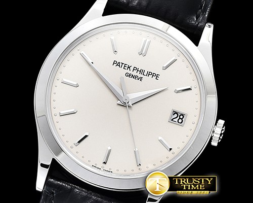 파텍필립 Calatrava 5296G SS/LE Ivory/Stk ZF MY9015 Mod -PP0297
