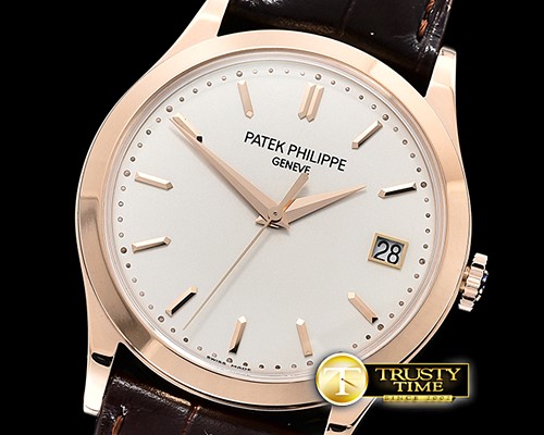 파텍필립 Calatrava 5296R RG/LE Ivory/Stk ZF MY9015 Mod -PP0299
